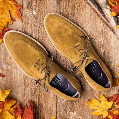 26 - 220 - Tob Campo Sueded Goatskin Lace Up, Tobacco Shop by Zelli Italia – Don't Panic Shoes