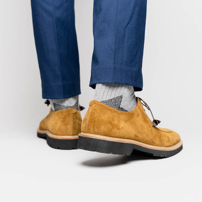 26 - 220 - Tob Campo Sueded Goatskin Lace Up, Tobacco Shop by Zelli Italia – Don't Panic Shoes
