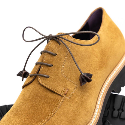 26 - 220 - Tob Campo Sueded Goatskin Lace Up, Tobacco Shop by Zelli Italia – Don't Panic Shoes