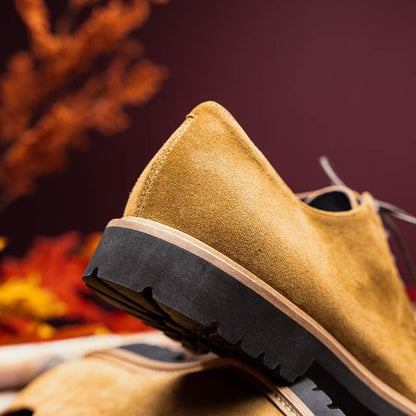 26 - 220 - Tob Campo Sueded Goatskin Lace Up, Tobacco Shop by Zelli Italia – Don't Panic Shoes