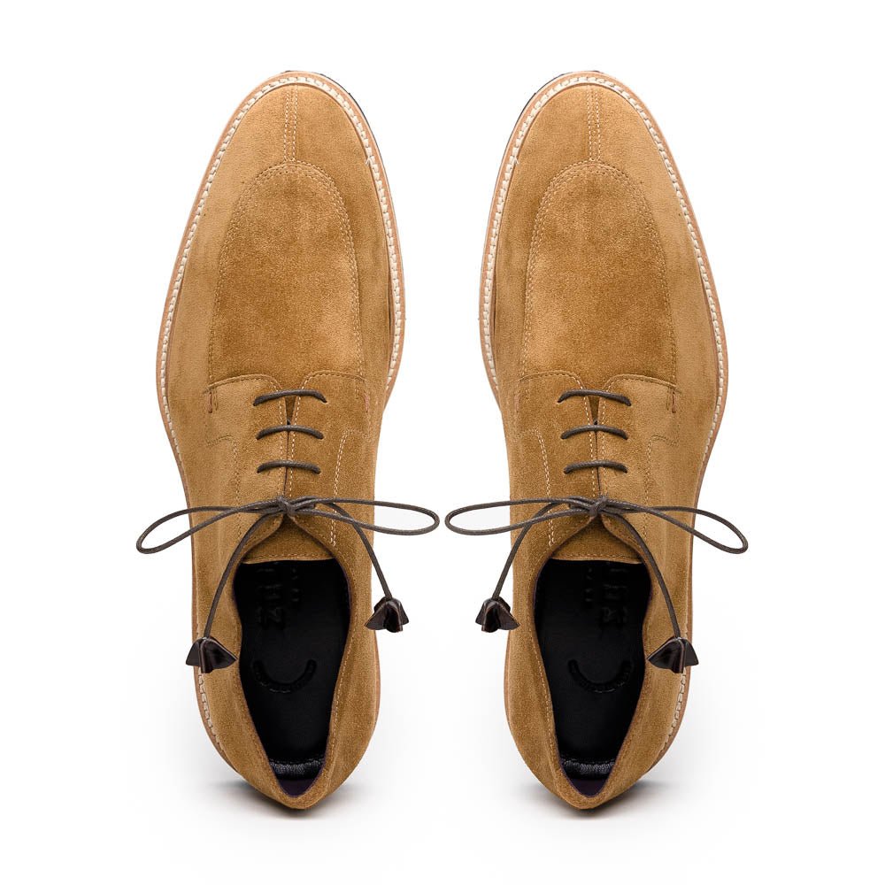 26 - 220 - Tob Campo Sueded Goatskin Lace Up, Tobacco Shop by Zelli Italia – Don't Panic Shoes