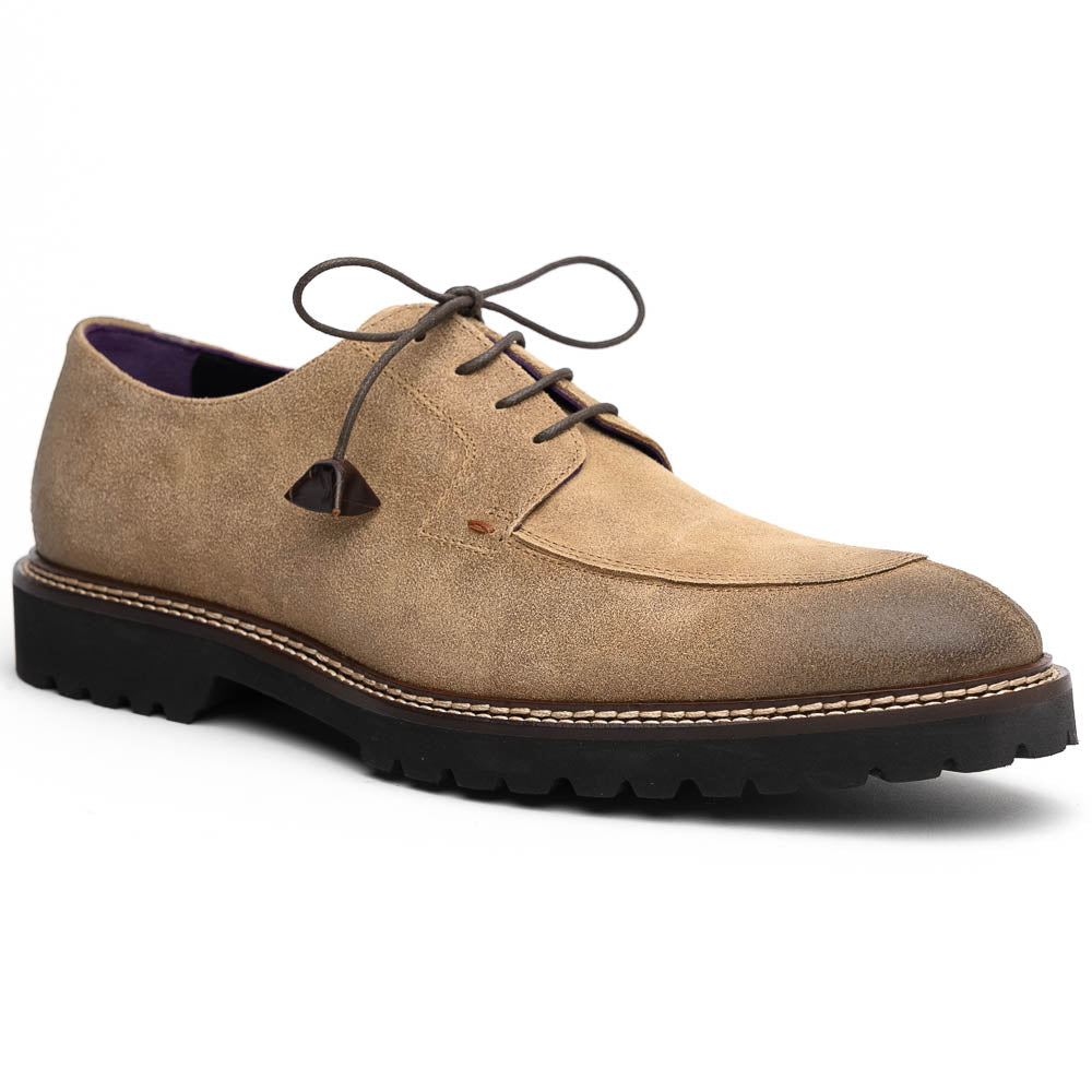 26 - 224 - Oak Campo Sueded Goatskin Lace Up With Wax Finish, Oak Shop by Zelli Italia – Don't Panic Shoes