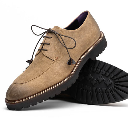 26 - 224 - Oak Campo Sueded Goatskin Lace Up With Wax Finish, Oak Shop by Zelli Italia – Don't Panic Shoes