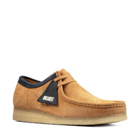 Thumbnail for Close-up of MENS CLARKS WALLABEE shoes in sand suede