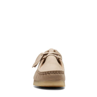 Thumbnail for  Side view of the MENS CLARKS WALLABEE showing the crepe sole 