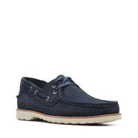 Thumbnail for Close-up of the side view of MENS CLARKS DURLEIGH SAIL boat shoes