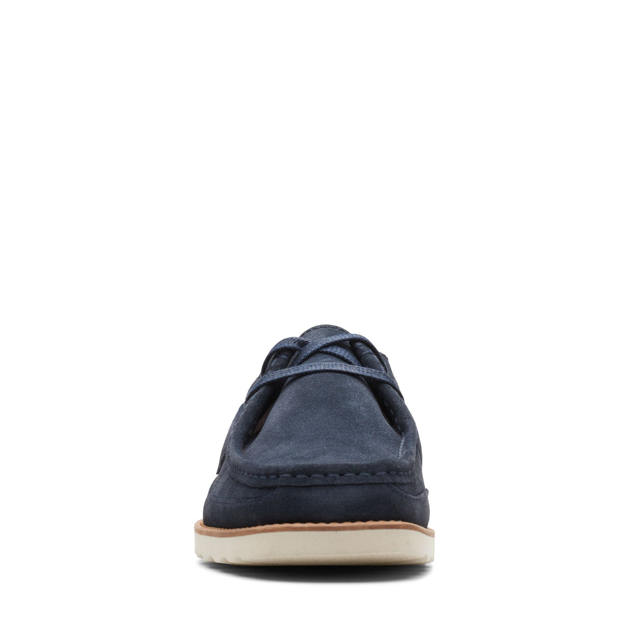 Pair of MENS CLARKS DURLEIGH SAIL shoes with non-slip rubber sole