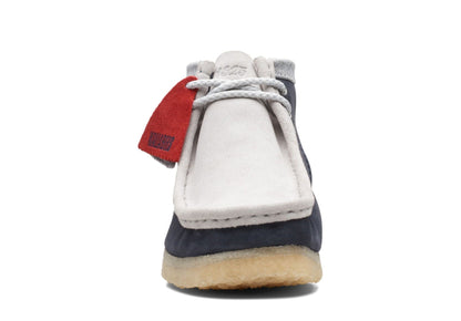 [26165077] Mens Clarks Originals Wallabee Boot VCY 'Navy Grey'