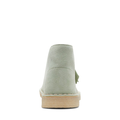 [26165559] WOMENS CLARKS DESERT BOOT PALE GREEN