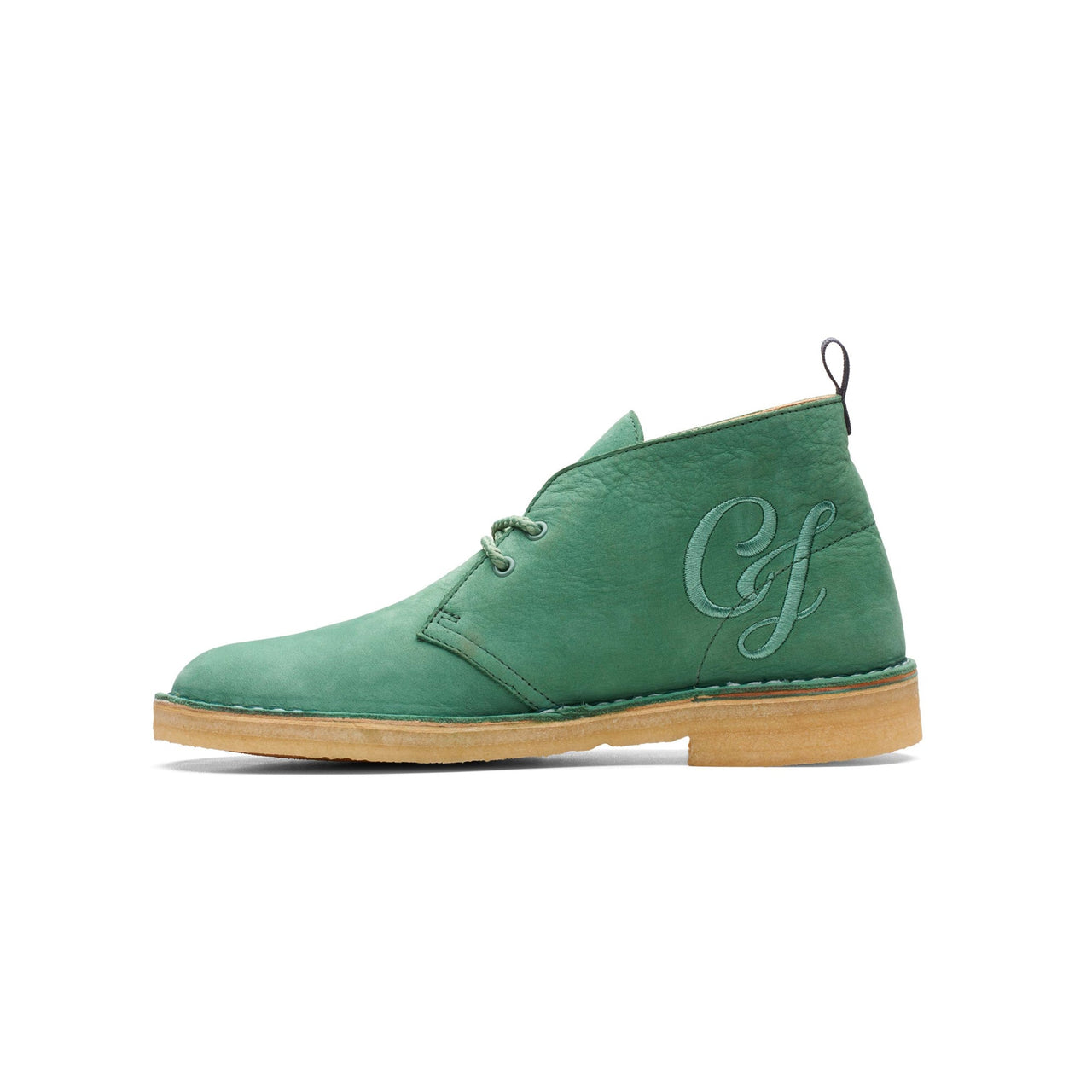 Clarks Originals Desert Boot VCY Men's Green Nubuck Leather 26165727, a classic and stylish footwear choice for men's casual and formal looks