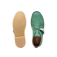 Thumbnail for Clarks Originals Desert Boot VCY Men's Green Nubuck Leather 26165727 - Stylish and durable men's boots in green nubuck leather