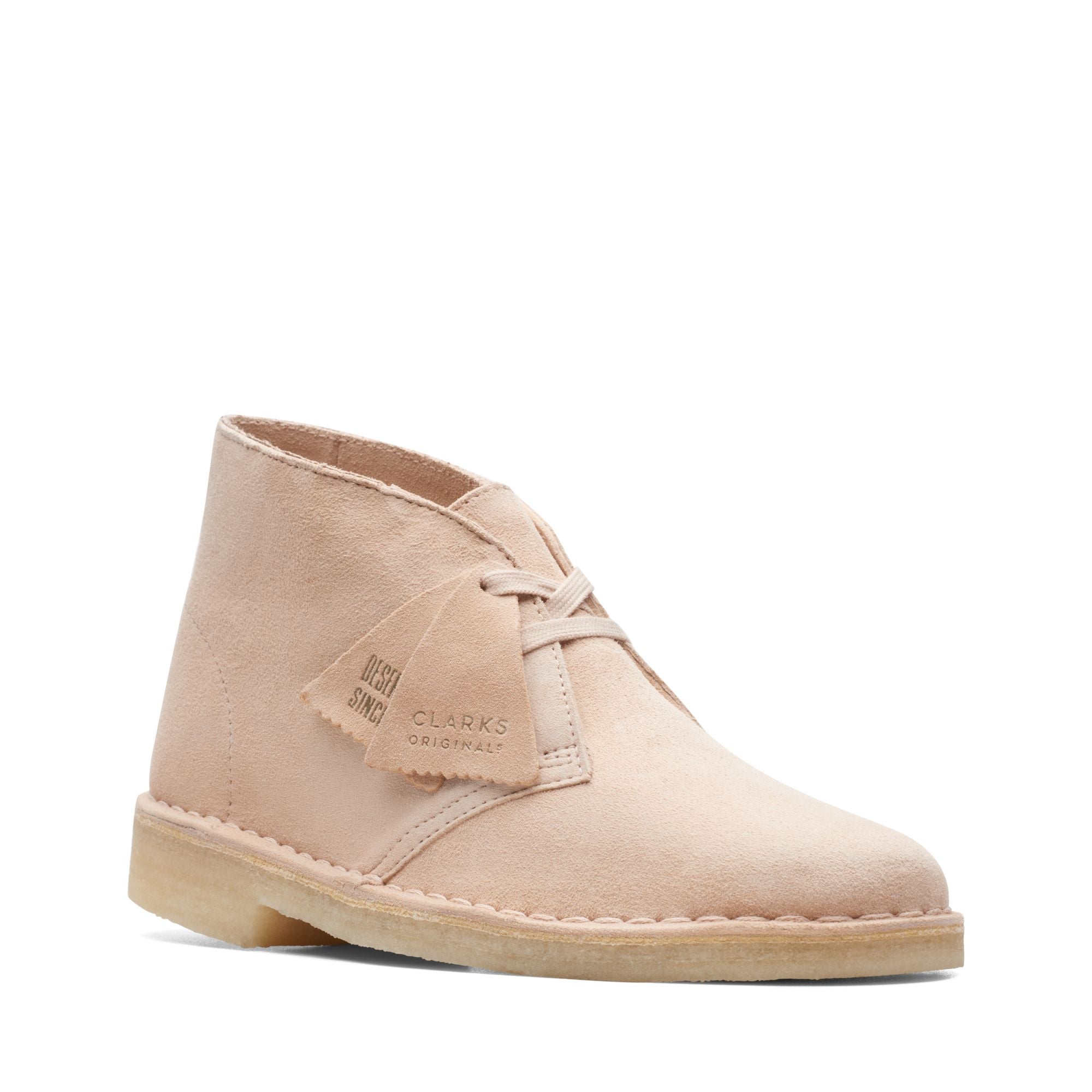[26165814] Womens Clarks Originals Desert Boot 'Natural Suede' (W)