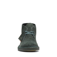 Thumbnail for Comfortable MENS CLARKS DESERT BOOT in black suede with lace-up closure