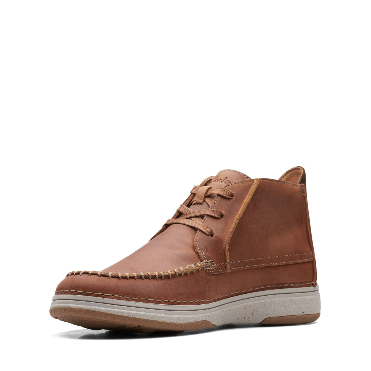 High-quality MENS CLARKS NATURE 5 MID footwear for men in brown color