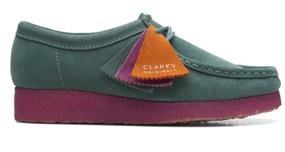 [26168644] Womens Clarks Originals Wallabee 'Teal Combination' (W)