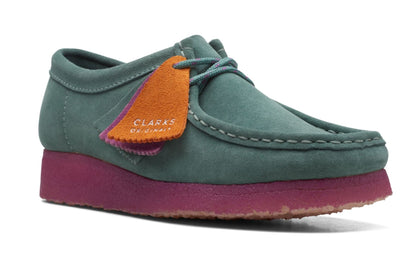 [26168644] Womens Clarks Originals Wallabee 'Teal Combination' (W)
