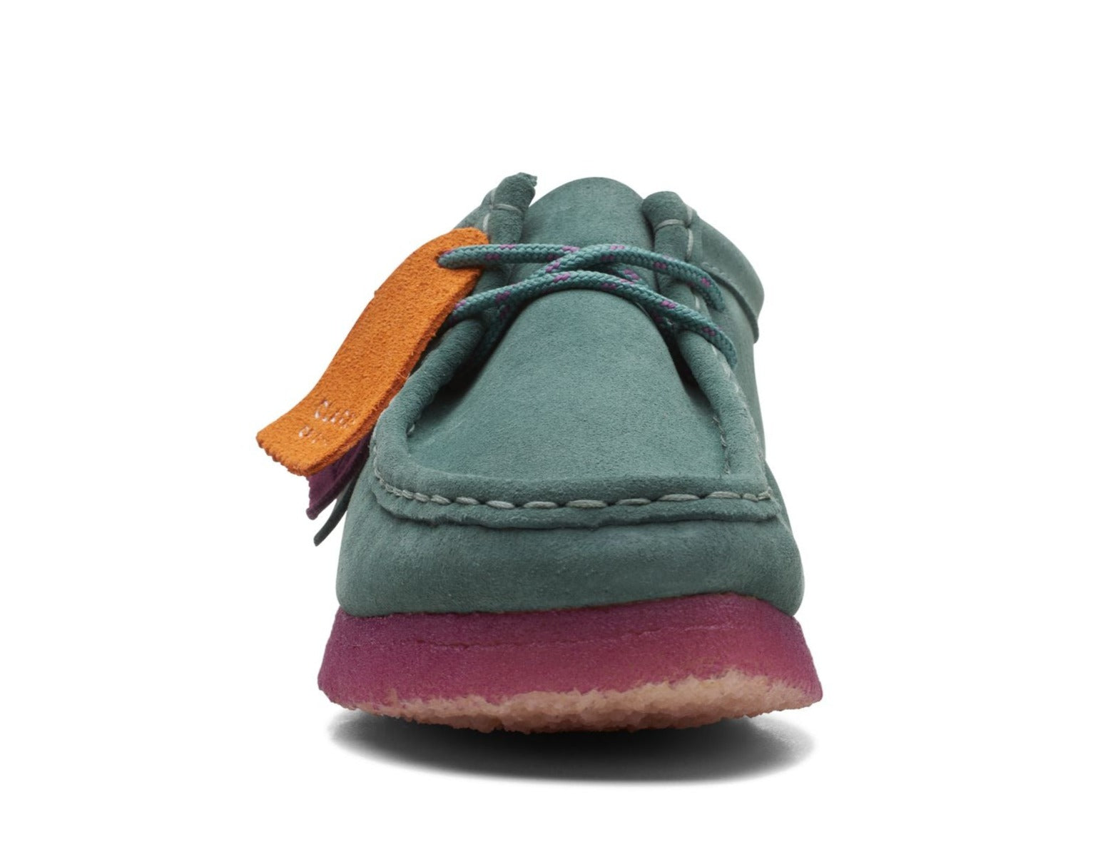 [26168644] Womens Clarks Originals Wallabee 'Teal Combination' (W)