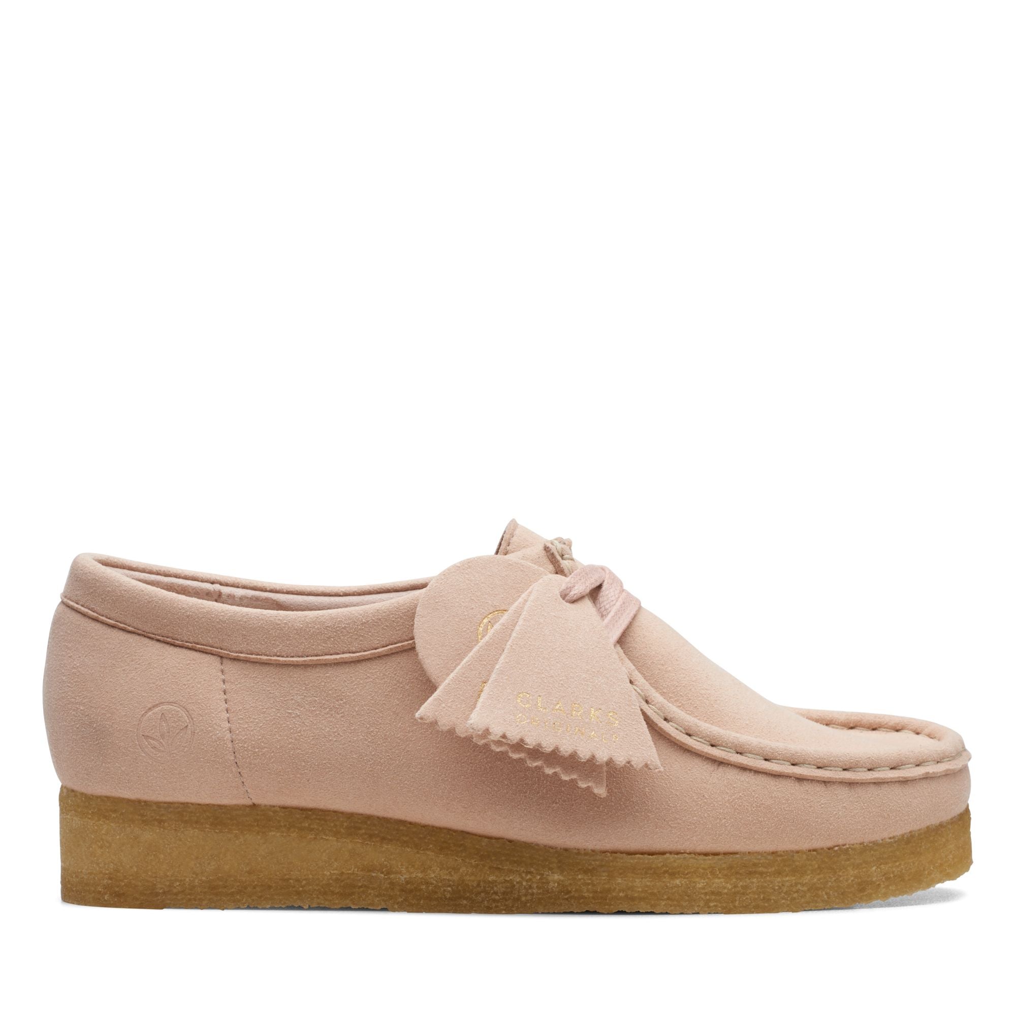 [26169435] WOMENS CLARKS WALLABEE BLUSH SYNTHETIC