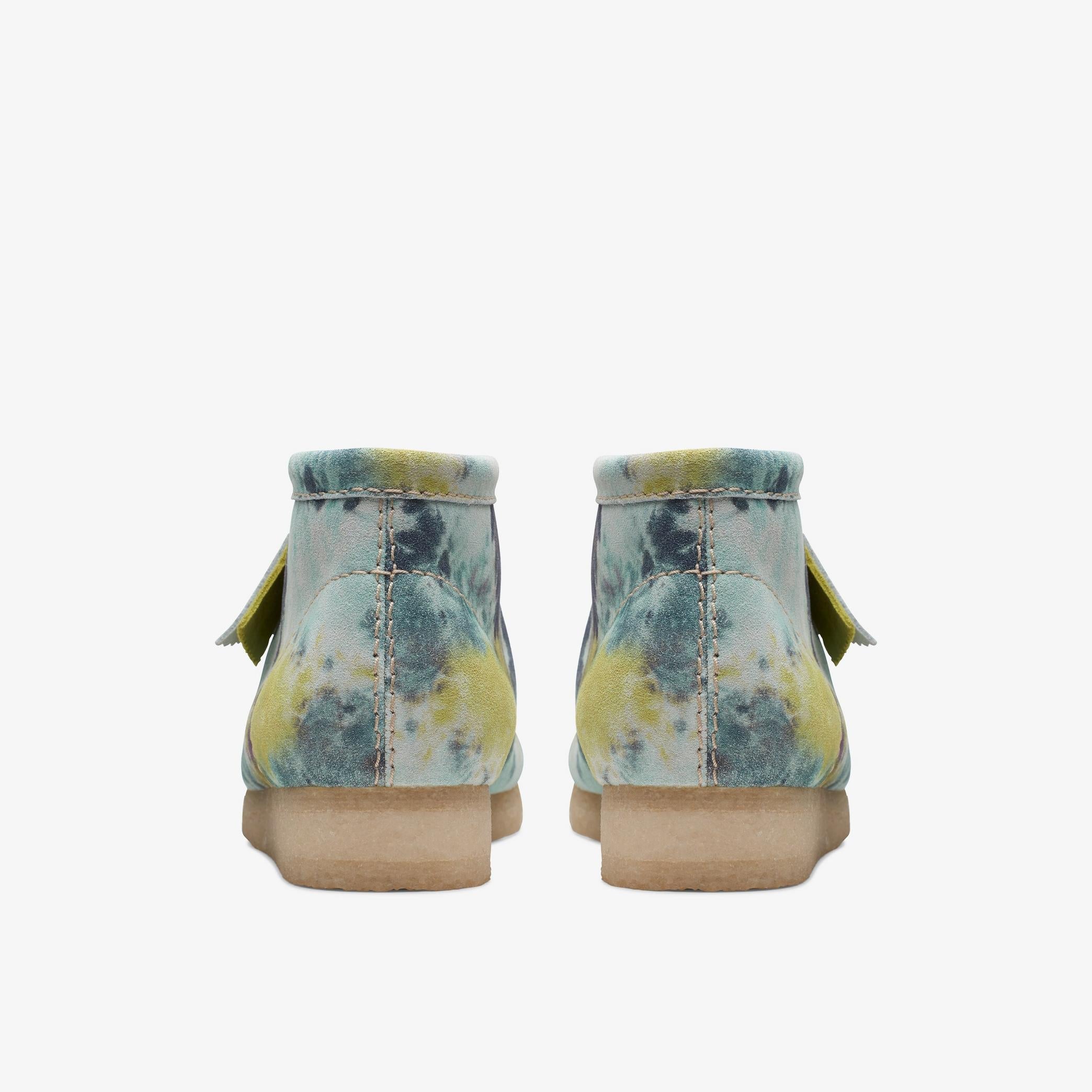 [26169726] Mens CLARKS WALLABEE BOOT - TURQUOISE TIEDYE