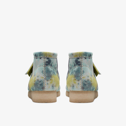 [26169726] Mens CLARKS WALLABEE BOOT - TURQUOISE TIEDYE