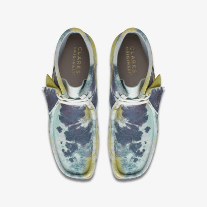 [26169726] Mens CLARKS WALLABEE BOOT - TURQUOISE TIEDYE