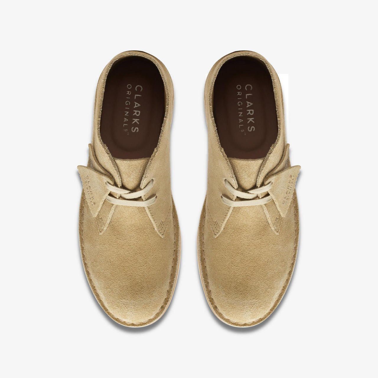 Maple suede Clarks Desert Boot for women, a stylish and comfortable footwear option