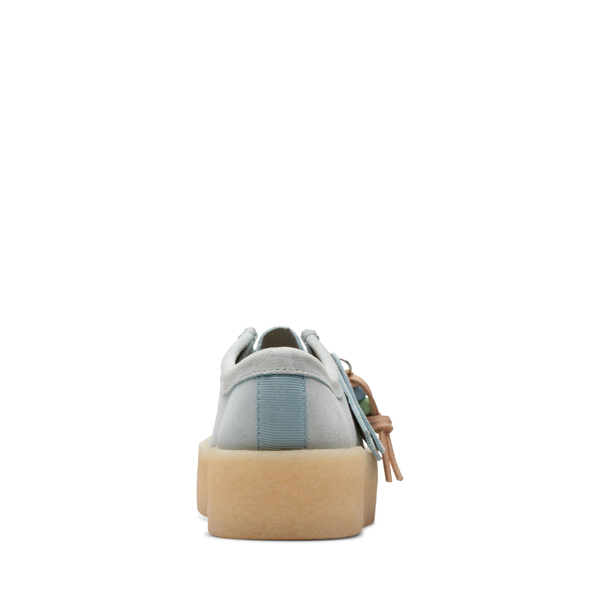 [26170042] WOMENS CLARKS WALLABEE CUP BLUE SUEDE