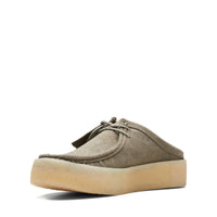 Thumbnail for Top view of MENS CLARKS WALLABEECUP LO displaying the stitching details