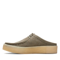 Thumbnail for Stylish and comfortable MENS CLARKS WALLABEECUP LO in black suede