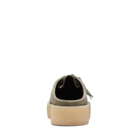 Thumbnail for Comfortable and stylish MENS CLARKS WALLABEECUP LO shoes in black leather