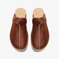 Thumbnail for Classic and timeless design of the mens CLARKS TREK MULE - COLA