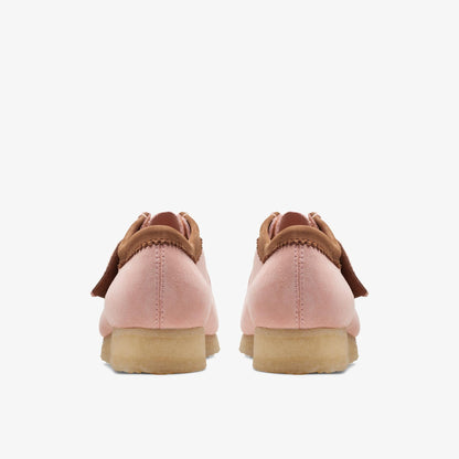 [26171990] Mens CLARKS WALLABEE - PINK COMBI SDE