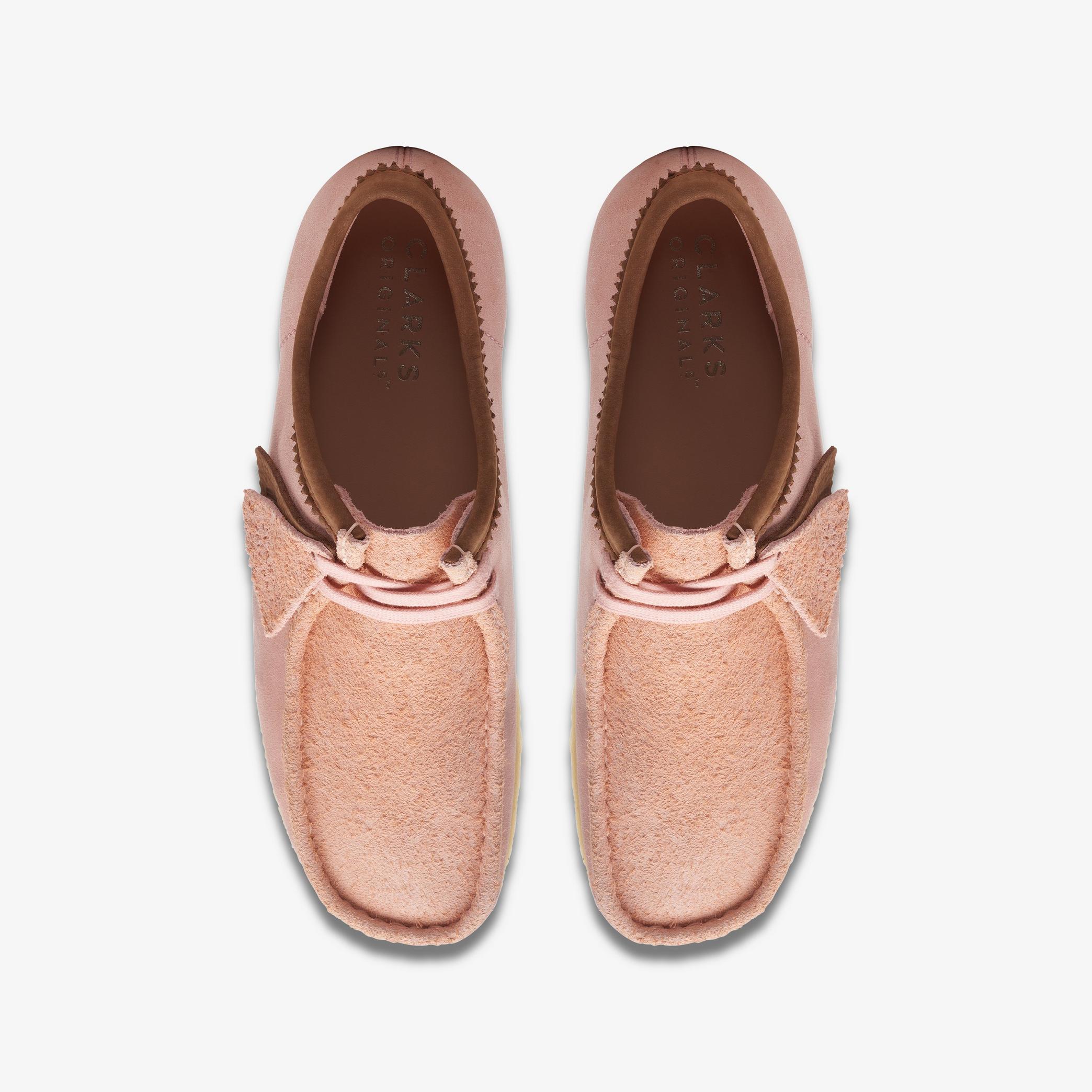 [26171990] Mens CLARKS WALLABEE - PINK COMBI SDE