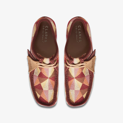 [26172248] Mens CLARKS WALLABEE - YELLOW MULTI TXT