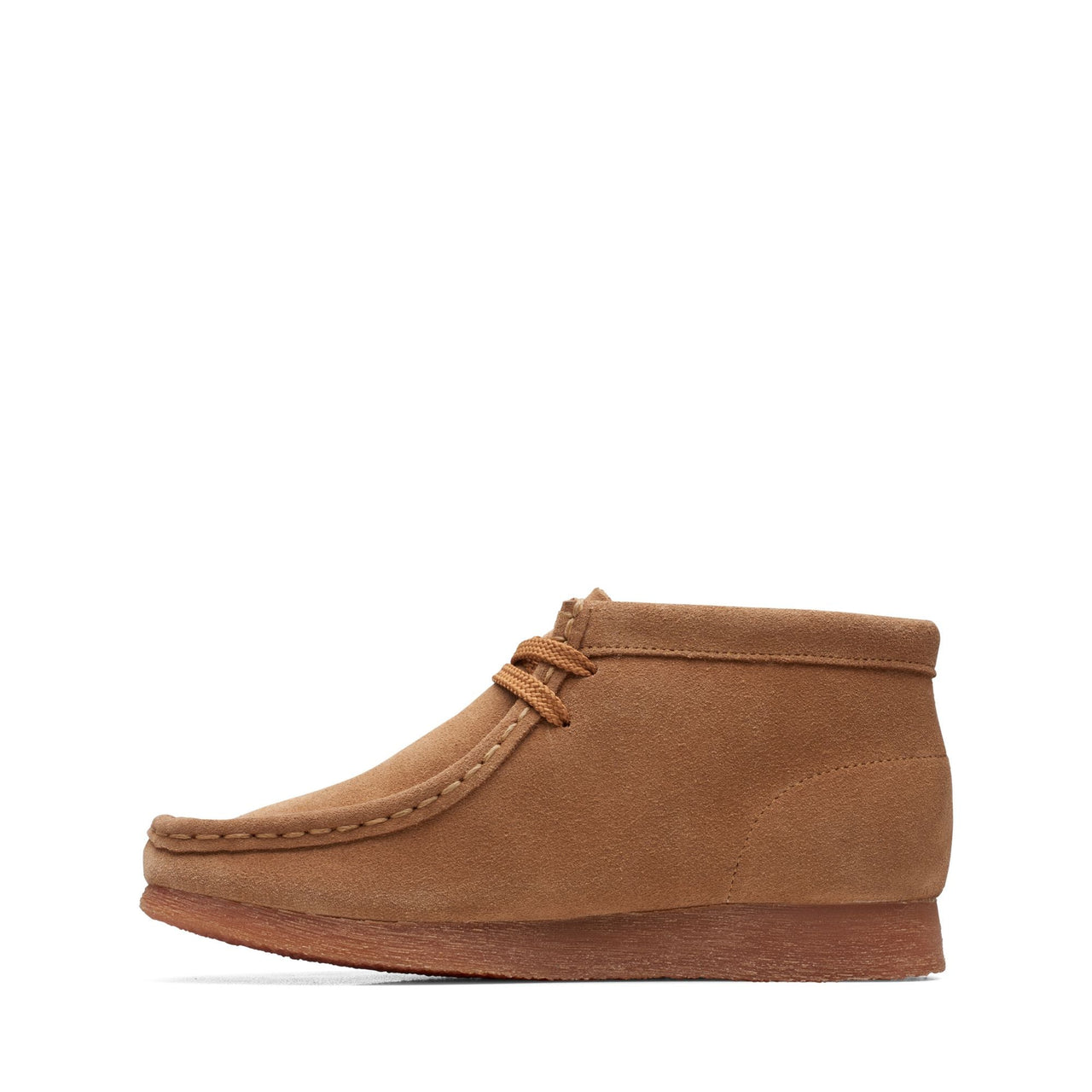 Top view of [26172317] KIDS CLARKS WALLABEEBOOTO in tan leather