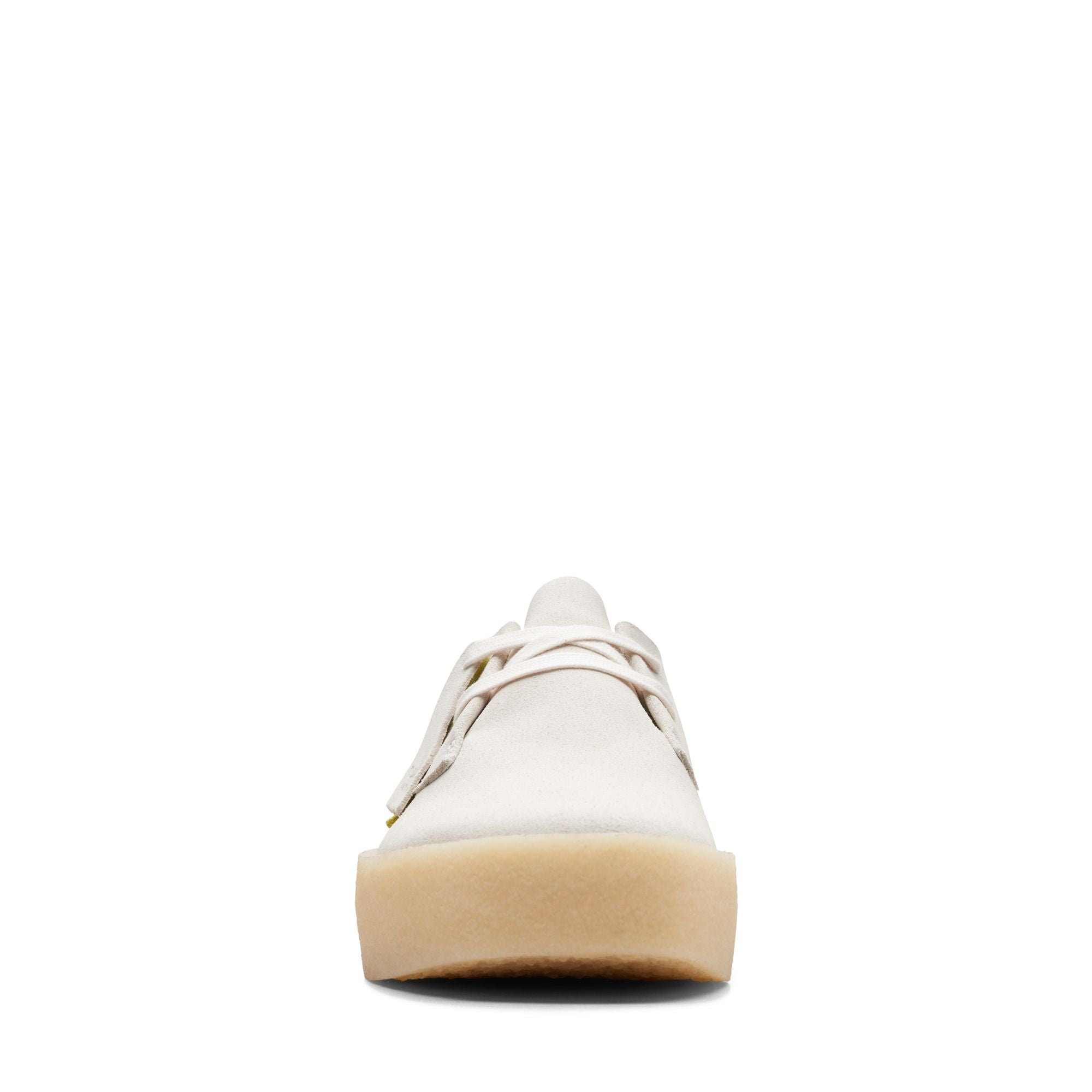 [26172515] MENS CLARKS ASHCOTT CUP - OFF WHITE SUEDE