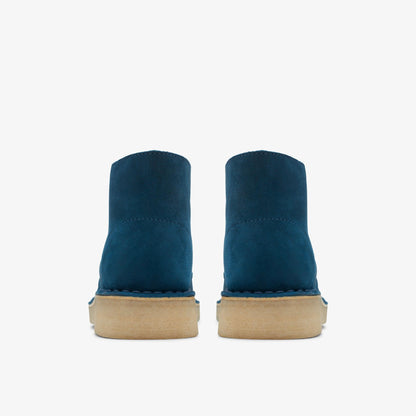 [26173213] Womens CLARKS DESERT BOOT - DEEP BLUE SUEDE