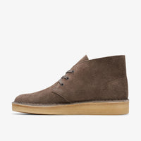 Thumbnail for Stylish mens Clarks Desert Coal brown suede ankle boots for casual wear