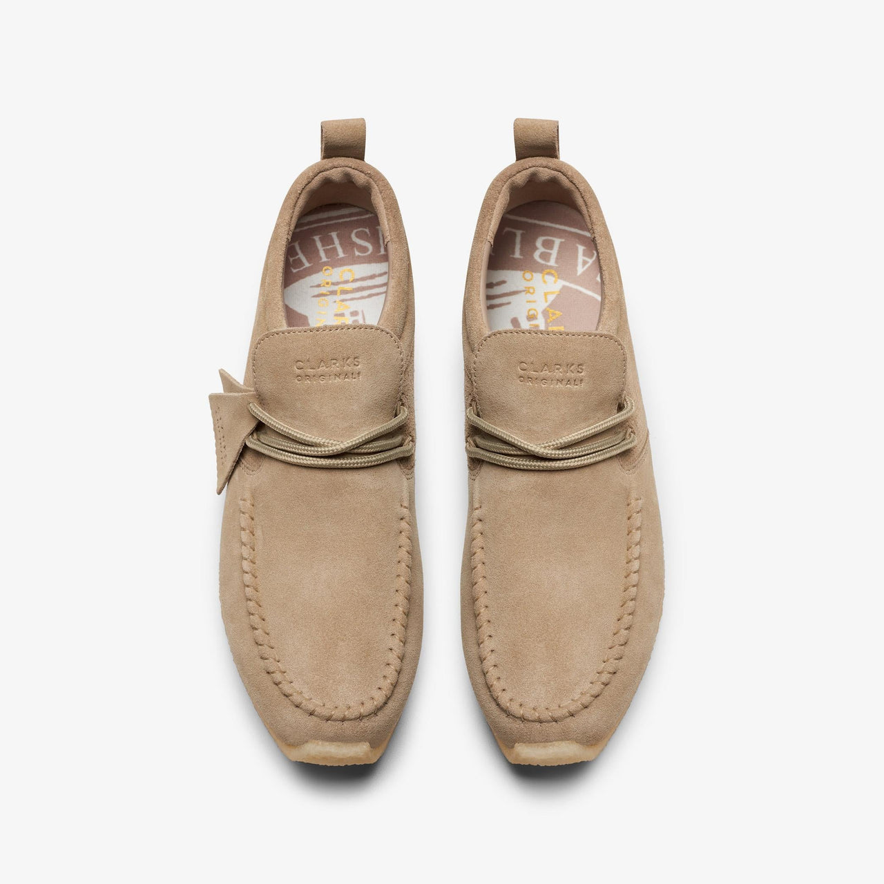 Versatile Mens Clarks Maycliffe Dark Sand Suede Shoes for Men