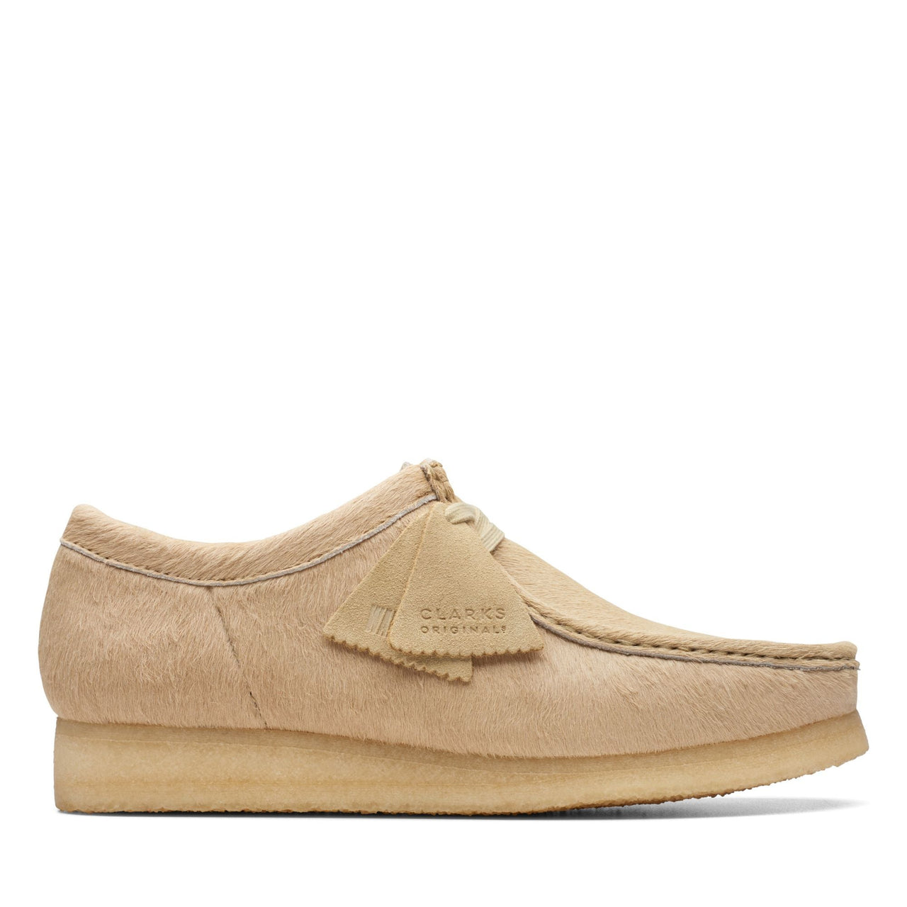 MENS CLARKS WALLABEE in classic brown suede with crepe sole