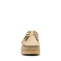 Thumbnail for Side view of MENS CLARKS WALLABEE showing stitching details