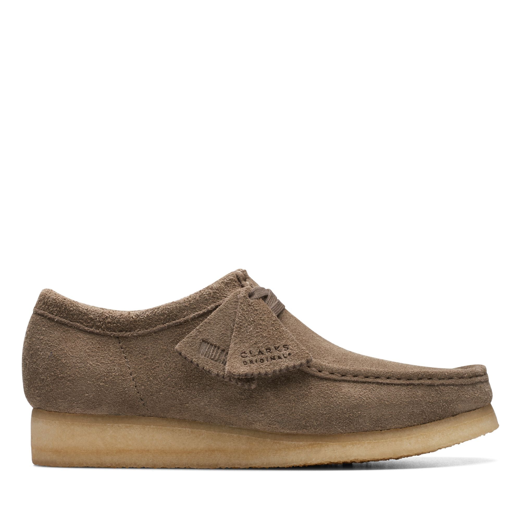 [26174049] MENS CLARKS WALLABEE - DARK GRY SUEDE