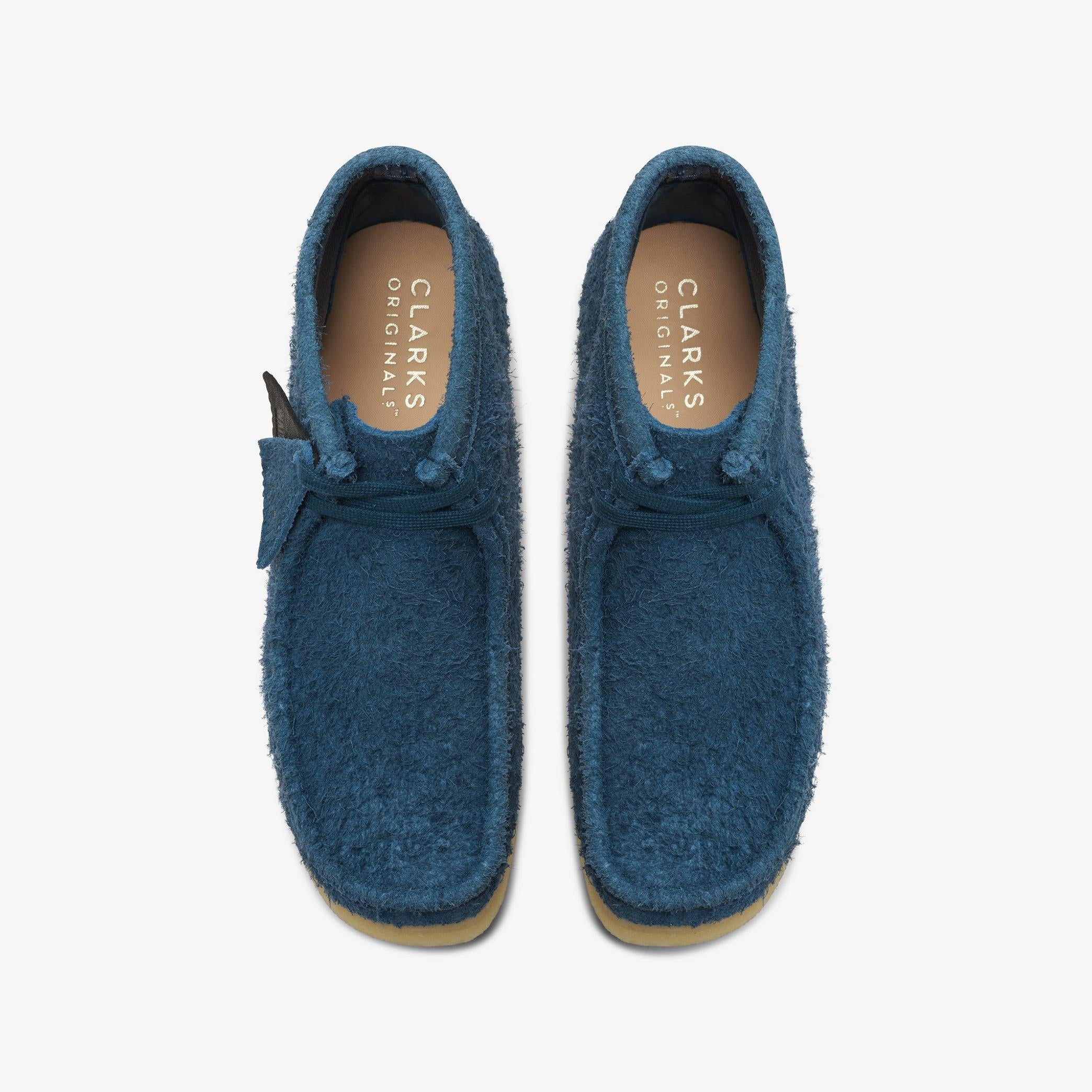 [26174050] Mens CLARKS WALLABEE BOOT - DEEP BLUE