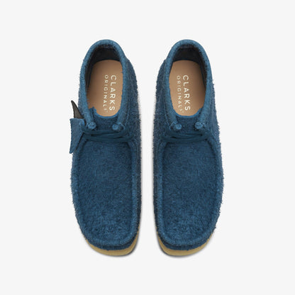 [26174050] Mens CLARKS WALLABEE BOOT - DEEP BLUE