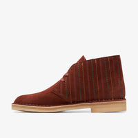 Thumbnail for Close-up of Mens Clarks Desert Boot showing detailed stitching