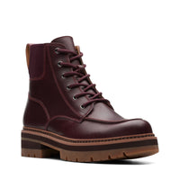 Thumbnail for Side view of [26174812] WOMENS CLARKS ORIANNA MID boot showing rubber outsole and cushioned insole