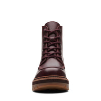 Thumbnail for Close-up of [26174812] WOMENS CLARKS ORIANNA MID boot's buckle detail and stitching