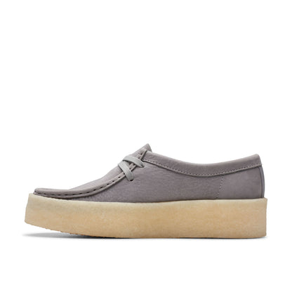 [26175660] WOMENS CLARKS WALLABEE CUP STEEL GREY NBK
