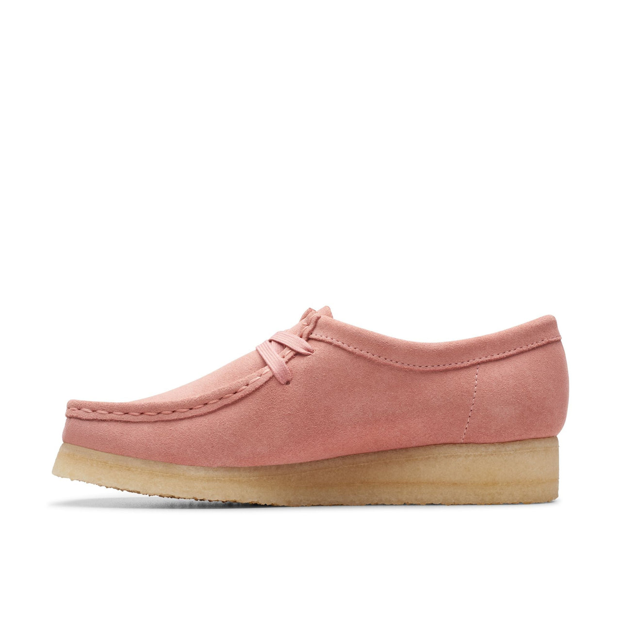 Comfortable and stylish WOMENS CLARKS WALLABEE in sand suede