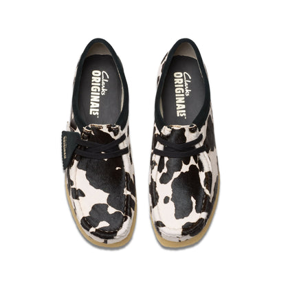 [26175835] WOMENS CLARKS WALLABEE COW PRINT HAIRON